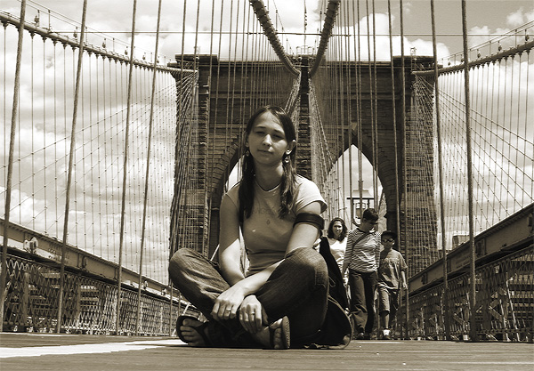 On Brooklyn Bridge